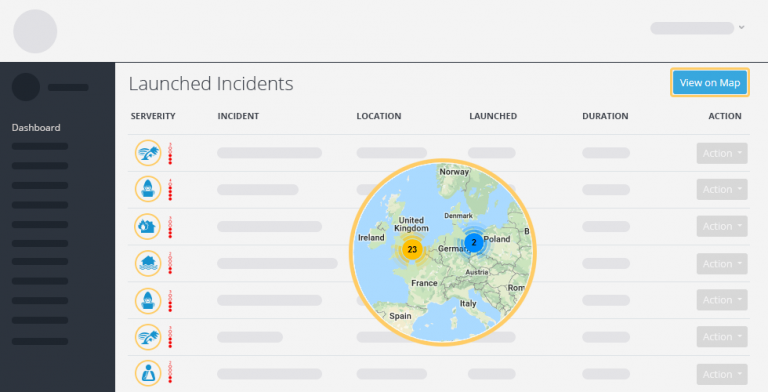 incidents map