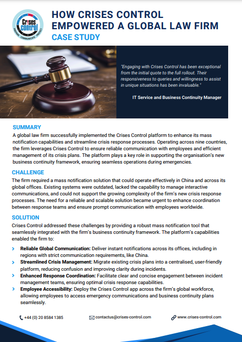 Case Study - Global Law Firm